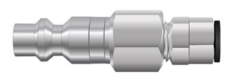 solinst doublilustración del adaptador de ajuste a presión de un cuarto de pulgada de la bomba de válvula doble solinste valve pump quarter inch push fit adaptor illustration