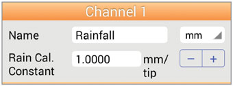 solinst levelogger app rainfall channel para android