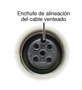 solinst levelvent alignment socket in the vented cable connectors