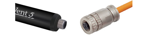 alinee la clavija de alineación en el conector del logger aquavent con el enchufe de alineación en el conector del cable venteado. 