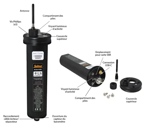 système de télémétrie solinst levelsender 5 pour leveloggers matériel de station distante