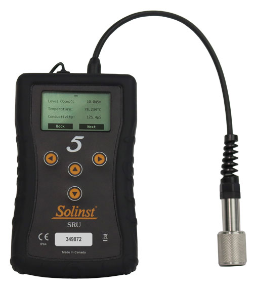 solinst readout unit data transfer device for solinst dataloggers