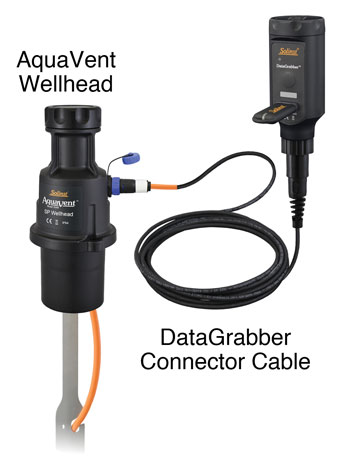 Solinst AquaVent Vented Water Level Datalogger Connected to DataGrabber Levelogger Data Transfer Unit solinst datagrabber solinst datagrabber solinst datagrabber operating instructions levelogger data transfer unit saving levelogger files to usb stick saving levelogger files usb levelogger device levelogger usb storage device levelogger datagrabber levelogger data transfer device image