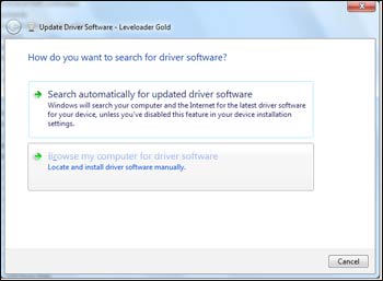 figure 5-12 search for driver software