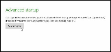 figure 5-14 restart windows 8 pc