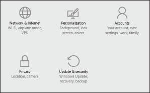 figure 5-24 windows 10 settings