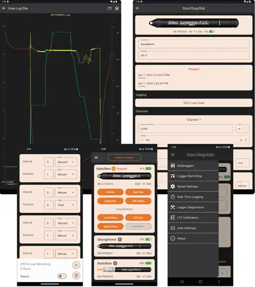 solinst levelogger 5 app screens