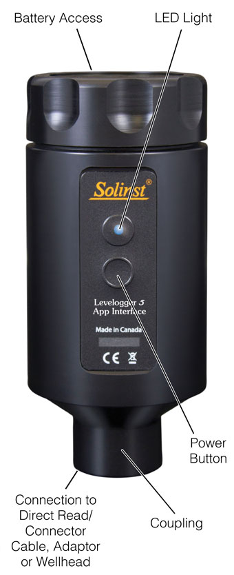 solinst levelogger 5 app interface bluetooth wireless device