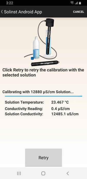 solinst levelogger 5 ltc conductivity calibration third try ios passed
