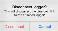 Disconnect Solinst Datalogger from Levelogger App Interface disconnecting a solinst datalogger