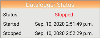 solinst datalogger status using solinst levelogger app for android