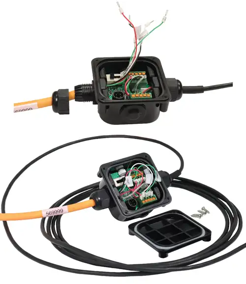 connecting to the water level temperature sensor current loop adaptor