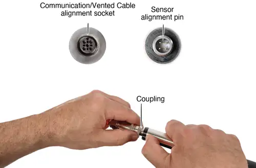 figure 1 3 water level temperature sensor communication cable connections