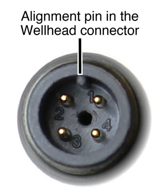 Alignment Pin in AquaVent Wellhead Connector solinst aquavent aquavent user guide vented cable connections aquavent cable connections solinst aquavent cable connections aquavent cable connectors solinst aquavent cable connectors connecting vented cable to wellhead connecting solinst aquavent cable to wellhead connecting solinst aquavent cable to wellcap image