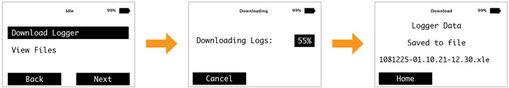 solinst readout unit download logger menu sequence