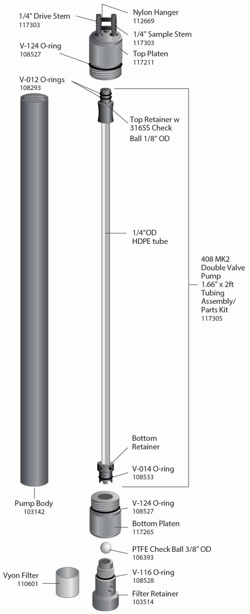 Solinst 1.66 inch Double Valve Pump solinst 1.66 inch double valve pump