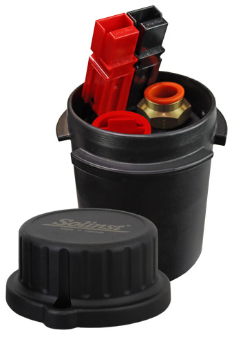 solinst 415 12v submersible pump dedicated well cap assembly