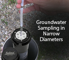 groundwater sampling in narrow diameters