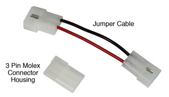 jumper cable (new tape - 3 pin to 2 pin) (#110508)