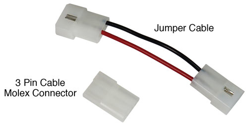jumper cable (new tape - 3 pin to 2 pin) (#110508)
