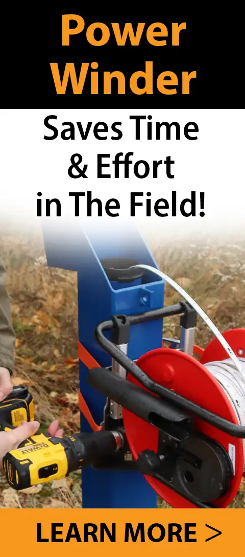 solinst 101 power winder saves time and effort in the field