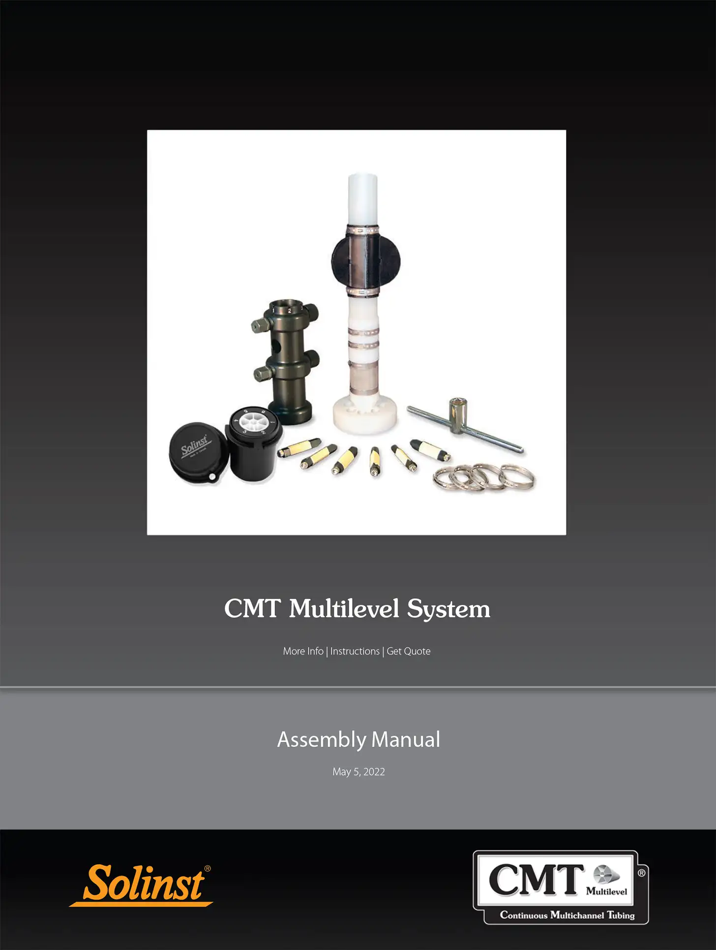 solinst model 403 cmt multilevel system assembly manual cover