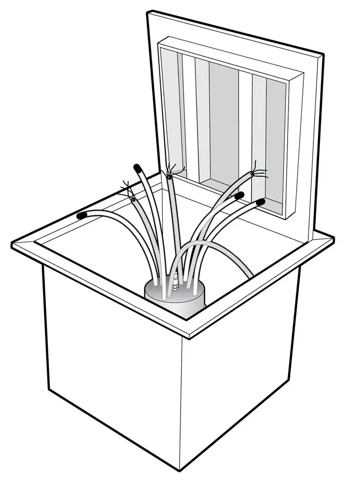 waterloo multilevel system installation figure 9 5 typical road box or vault