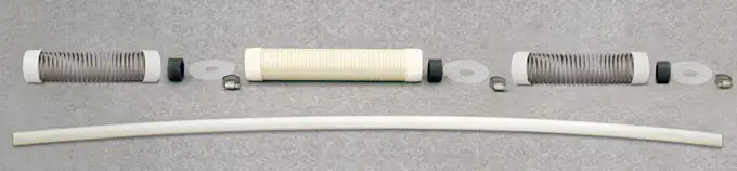 figure 28 place sand and bentonite cartridge assemblies along side the cmt multilevel system tubing