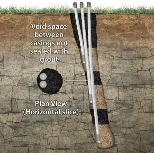 nested wells not ideal for groundwater monitoring